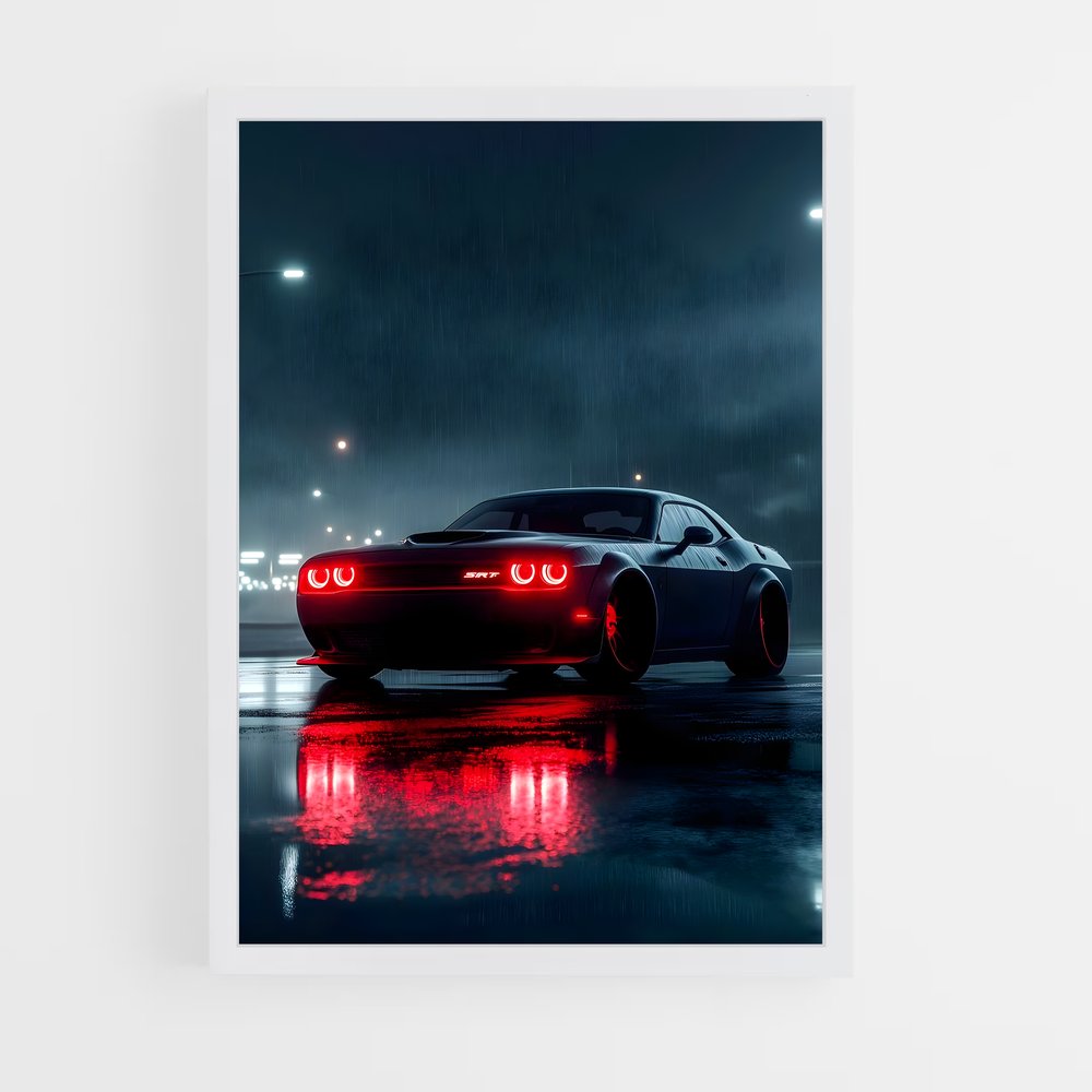 Poster Monstre de pluie – affiche Dodge (vue 3)